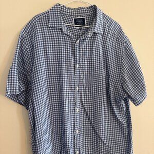 Charles Tyrwhitt Mens Linen Short Sleeve Button down shirt